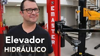 Elevador Automotivo Hidráulico Nacional  Super novidade [upl. by Fanchie552]