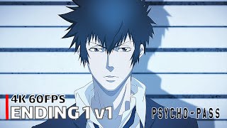 PsychoPass  Ending 1 v1 【Namae no nai Kaibutsu】 4K 60FPS Creditless  CC [upl. by Iorgos322]