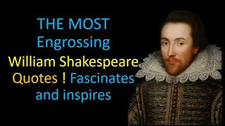 THE MOST Engrossing William Shakespeare Quotes  Fascinates and inspires [upl. by Jalbert527]