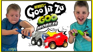 Heroes of Goo Jit Zu Goo Mobiles Stetch Them Smash Them Twist Them [upl. by Neroled]