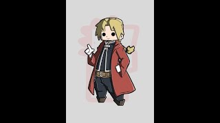 DRAWING EDWARD ELRIC  FULLMETAL ALCHEMIST  FAN ART [upl. by Eelac]