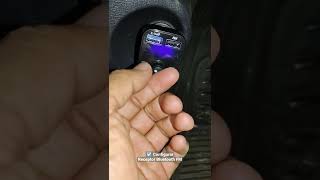 Configurar Receptor Bluetooth Transmisor FM Auto [upl. by Marrin948]