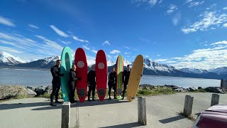 Alaska Surfing the Turnagain Arm Bore Tide  May 2024 [upl. by Bouchard]