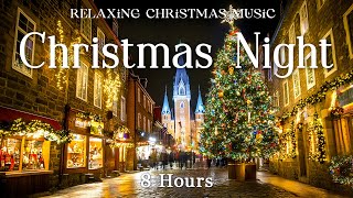 Relaxing Christmas Carol Music  8 Hours  Quiet and Comfortable Instrumental Music  Cozy and Calm [upl. by Earleen]