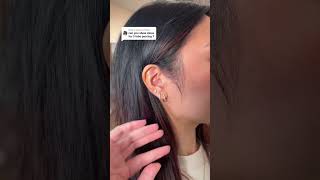 As requested how to style 3 lobe piercings ✨🫶 [upl. by Ykceb]