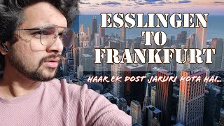 Esslingen to Frankfurt travel vlog [upl. by Laise250]