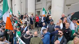 Ben Gilroy demo Against Irish Governments Mass Immigration Policy 6th May 2024 [upl. by Maiocco560]