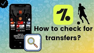 How to check and search for transfers on OneFootball [upl. by Idnahr]