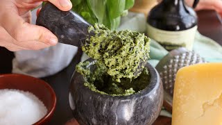 PESTO Casero  Cómo hacer Pesto de Albahaca  CUKit [upl. by Adnalue]