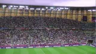 Euro 2012 The National Anthem of Germany GermanyGreece  GrecjaNiemcy Hymn Niemiec [upl. by Criswell]