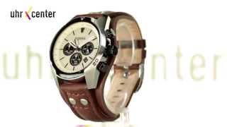 Fossil CH2890 Uhren Coachman HerrenChronograph [upl. by Nirb]