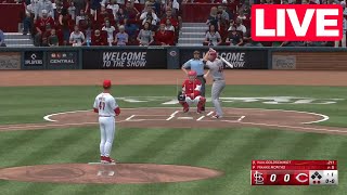 🔴LIVE NOW Cincinnati Reds vs StLouis Cardinals  May 27 2024 MLB Full Game  MLB 24 EN VIVO [upl. by Elhsa195]