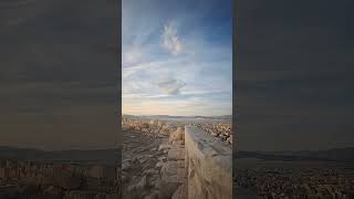 The view of Athens city from Acropolis Historic city greecetrip unfiltered trending [upl. by Zildjian569]