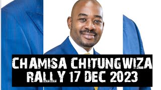 Chamisa RALLY Confirmed  17 Dec 2023  Chibuku stadium Chitungwiza [upl. by Eneleh618]