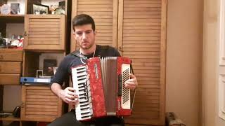 Dark eyes played by accordion [upl. by Demp]