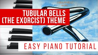 Tubular bells  The Exorcist piano tutorial  shorts [upl. by Ltihcox]