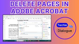 How to Delete Pages in Adobe Acrobat [upl. by Ennirroc]