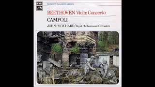 Beethoven Violin Concert 1  Alfredo Campoli  John Pritchard Royal Philharmonic Orchestra [upl. by Halsey353]