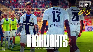 Catanzaro 05 Parma  Highlights Serie BKT 202324 [upl. by Odele46]