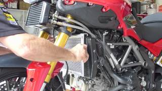 Multistrada 1200 RadGuard Radiator Guard Fitting Instructions [upl. by Anitnas]