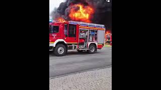 Großbrand in Gerlingen 😳🔥 shorts [upl. by Hayidan545]