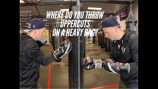 Where do you throw uppercuts on the heavy bag [upl. by Zea]