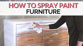 Spray Painting Furniture  The Good The Bad and The Ugly [upl. by Wetzell663]