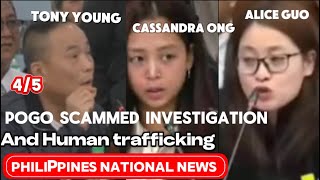 Alice Guo  Cassandra Li ONG  Tony Young POGO Scammed investigation by Congress45news foryoufyp [upl. by Neona]