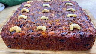 The Best Christmas Cake Recipe 🎄 Simple and Very Tasty Make Ahead Fruit Cake recipe [upl. by Novar399]