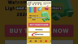 The LightBox Expo app is updated for this years event [upl. by Htrow15]