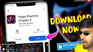 POPPY PLAYTIME CHAPTER 3 ANDROID DOWNLOAD  POPPY PLAYTIME CHAPTER 3 MOBILE DOWNLOAD  LAG FIX [upl. by Rufina]