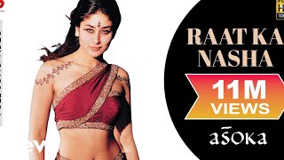 Raat Ka Nasha Abhi Lyrics Video song  Asoka  Shah Rukh Khan Kareena  Abhijeet  PK Black screen [upl. by Higinbotham]