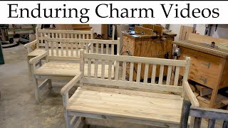 How To Build A Garden Bench With Mortise amp Tenon Joinery [upl. by Sabah]