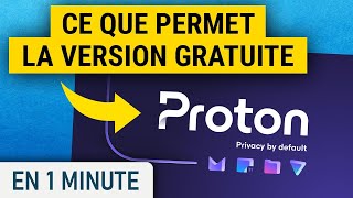 Quoffre la version gratuite de Proton VPN Drive Mail [upl. by Arimak]