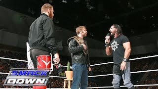 The Ambrose Asylum interrupts Seth Rollins open challenge SmackDown June 23 2016 [upl. by Lander]