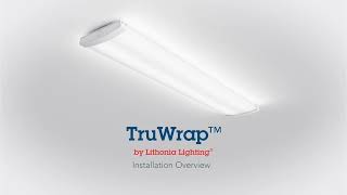 Lithonia Lighting TruWrap Curved Wide and Medium Installation Video [upl. by Chaffin]