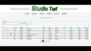 Logiciel Studio Turf online v50  Courses hippiques PMU tutoriel vidéo [upl. by Ranjiv]