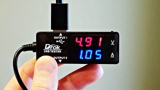 DROK Led USB Multimeter Review [upl. by Santoro]