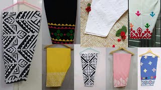 Applique work trousers designs  Aplic shalwar designs 2021 [upl. by Hugues465]