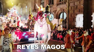 CABALGATA DE REYES MAGOS EN BARCELONA 2024 España [upl. by Htedirem236]