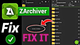 How To Fix Access Denied in Zarchiver 2024  zarchiver access is denied [upl. by Barren]