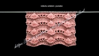 Düğümlü Ajur Dalgaları Örgü Modeli Bayan Örgüleri Bebek Yelekleri Örneği 53 [upl. by Akimrej]