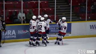 GOJHL  Brantford Titans vs Stratford Warriors [upl. by Teena322]