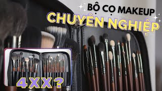 REVIEW BỘ CỌ MAKEUP CHUYÊN NGHIỆP GIÁ CHƯA TỚI 400K  YUNO MAKEUP [upl. by Schlenger]