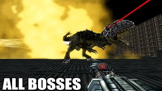 Turok Remastered  All Bosses With Cutscenes HD 1080p60 PC [upl. by Mcnully]