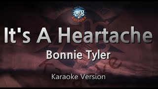 Bonnie TylerIts A Heartache Karaoke Version [upl. by Parthenia]