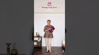 Myntra dreamy long dress haul malayalam [upl. by Nageam469]