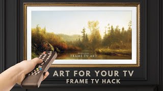 Autumn Frame TV Art Screensaver 4K Frame TV Hack Vintage Fall Landscape Wallpaper Background [upl. by Hyrup621]