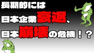 【セミリタイア】長期的には日本企業衰退、日本崩壊の危機！？【FIRE】 [upl. by Anitnerolf167]