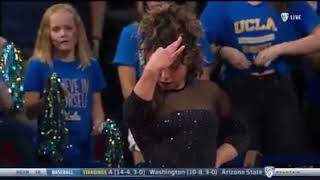 Katelyn Ohashi 2018 Floor vs Stanford 9950 [upl. by Ardnasyl]